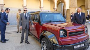 ترأس الملك محمد السادس حفل الإعلان عن أول سيارة محلية الصنع تعمل بالهيدروجين في المغرب - تويتر