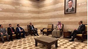 الفريق السعودي برئاسة الوزير المفوض غازي العنزي التقى معاون وزير الخارجية السورية أيمن سوسان