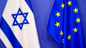 ألغى الاتحاد الأوروبي احتفالا في تل أبيب بمناسبة يوم أوروبا- جيتي