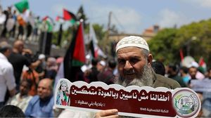 يحيي الفلسطينيون في كل بقاع العالم ذكرى النكبة في 15 مايو من كل عام - تويتر