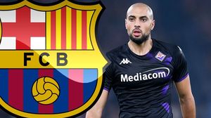 حدد فريق برشلونة مبلغ 25 مليون يورو لضم أمرابط- Barca info / تويتر