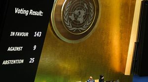 رحبت الدول العربية بالقرار الذي حظي بإجماع غالبية الدول الأعضاء في الأمم المتحدة- جيتي