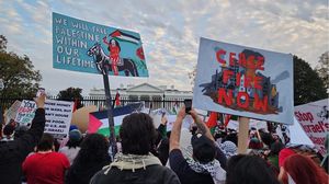 تؤيد الكثير من الحركات النسوية في أمريكا الاحتجاجات الفلسطينية - إكس