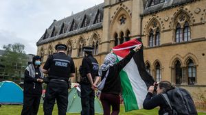 تشهد جامعات بريطانية وأخرى في دول أوروبا والولايات المتحدة حالة تضامن تام مع أهالي غزة- جيتي