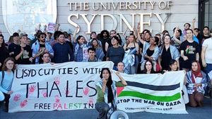 تواصل الاحتجاجات المؤيدة لفلسطين في الجامعات الأسترالية - إكس