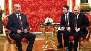 حفتر التقى الرئيس الروسي في مقر الكرملين بالعاصمة موسكو- الكرملين