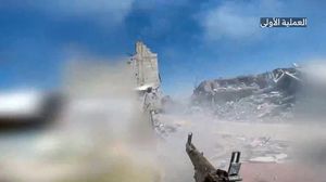 أظهر الفيديو مشاهد من لحظة تنفيذ العمليتين في حي التنور شرق مدينة رفح- إعلام القسام