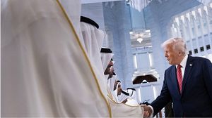 ترامب أبدى إعجابه بطريقة استقباله في قطر- جيتي