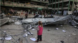 استهدف الاحتلال مدرسة فهمي الجرجاوي التي تؤوي نازحين - جيتي