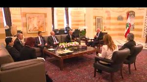 خلال زيارة وزير المالية التركي محمد شيمشك إلى لبنان - الأناضول