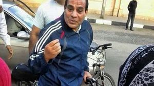 السيسي يركب دراجة يقدر ثمنها بـ 38000 جنيه مصري - أرشيفية