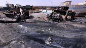 آليات عراقية عسكرية مدمرة في الموصل - أرشيفية