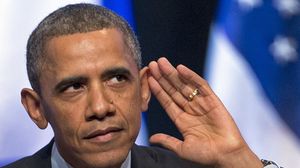 الرئيس الأمريكي باراك أوباما يستشير بخصوص ضربة جوية بالعراق - أرشيفية