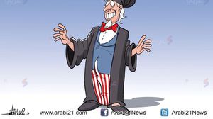 كاريكاتير تحالف جديد إيران وأمريكا