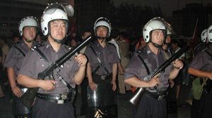 شرطة إقليم شينجيانغ في حالة تأهب - أرشيفية