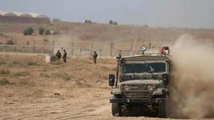 استهداف دورية تابعة لجيش الاحتلال الإسرائيلي على حدود قطاع غزة - أرشيفية