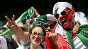 الجمهور الإيراني في مباراة لمنتخبه بمونديال البرازيل - أرشيفية
