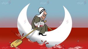 كاريكاتير هلال رمضان