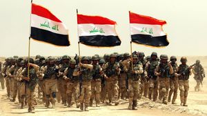 تنتشر القوات العراقية التي دربها الأمريكيون وحلفاؤهم قرب مدينة سامراء ـ أ ف ب