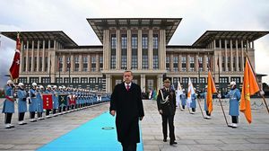 أردوغان أمام القصر الأبيض - أرشيفية