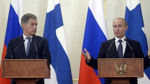 بوتين قال مع رئيس الوزراء الفنلندي إن روسيا "سترد بالطريقة المناسبة" - أ ف ب