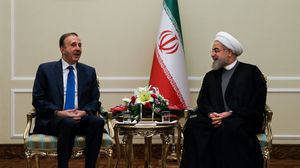 اجتماع روحاني مع رئيس مجلس الشعب السوري اللحام في طهران - إيسنا