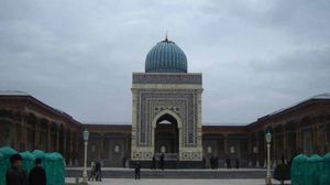 مبنى ضريح الإمام البخاري في أوزبكستان - أرشيفية