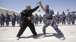تدريبات للجيش العراقي استعدادا لمعركة الموصل - أ ف ب