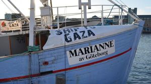 سفينة مريان التي انطلقت ليل الخميس الماضي من جزيرة كريت اليونانية باتجاه القطاع - أرشيفية