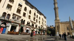 مسجد الإمام الحسين بالقاهرة - ا ف ب