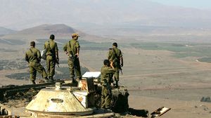 الجيش الإسرائيلي على الحدود مع سوريا في الجولان - أ ف ب