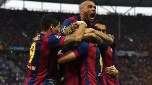 برشلونة بطل أوروبا للمرة الخامسة - ا ف ب