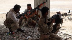 المقاومة الشعبية في اشتباكات مسلحة مع جماعة الحوثي - أ ف ب