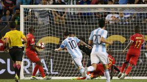 ضمنت الأرجنتين التأهل إلى ربع النهائي- أ ف ب