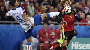 إيطاليا تفك عقدة المباراة الافتتاحية بهدفين في بلجيكا - ا ف ب