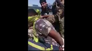مليشيات الحشد تعذب مدنيين من أهالي الفلوجة- من الفيديو