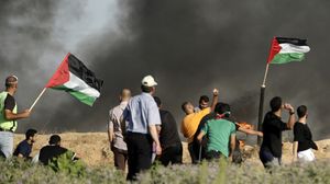 نذير الغضب على حدود غزة- أ ف ب