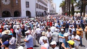 خرج مئات المغاربة إلى شوارع المدن الرئيسية للاحتجاج ضد الأحكام ـ أرشيفية