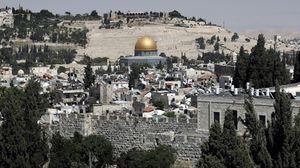 الكاتب الإسرائيلي يدعو إلى الإبقاء على القدس المحتلة "موحدة للإسرائيليين" في أي حل قادم- أ ف ب 