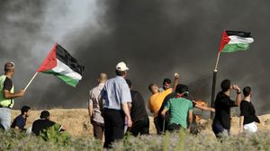 مظاهرات أسبوعية في غزة قرب الحدود رفضا للحصار- ا ف ب