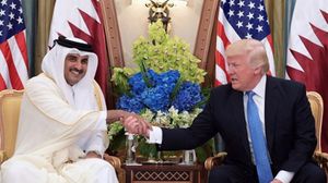جاءت الحملة على قطر بعد أيام من إشادة ترامب بقطر خلال قمة الرياض - أ ف ب