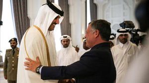  أمير قطر اتصل بالملك عبد الله وعرض عليه دعما ماليا قطريا كبيرا- الرئاسة القطرية