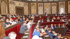 رفعت الجلسة التي شهدت خلافات بين أعضاء المجلس إلى 24 من شهر حزيران/ يونيو الجاري- مجلس الشعب السوري- فيسبوك