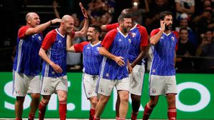 انتهت المباراة بفوز فرنسا على بقية النجوم بثلاثة أهداف مقابل هدفين- جيتي