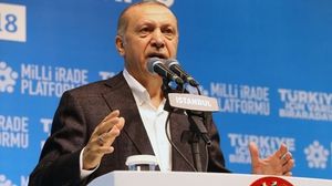 أكد أردوغان أن "دولة الاحتلال تتغذى بالدماء والمجازر والدموع"- الأناضول