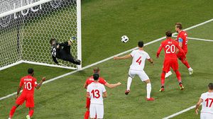 تمكن المنتخب التونسي من تعديل النتيجة عبر فرجاني ساسي في الدقيقة 35- رويترز