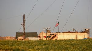 إحدى القواعد العسكرية الأمريكية قرب مدينة منبج السورية ( شمال) - جيتي 