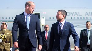 ولي العهد الأردني الأمير الحسين بن عبد الله الثاني استقبل الأمير وليام- بترا