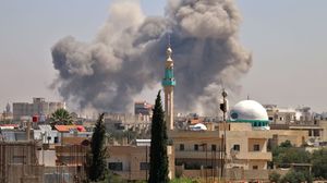 المرصد السوري أعلن خروج ثلاثة مستشفيات من الخدمة في درعا جراء القصف- جيتي 