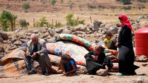حكومة الأردن أعلنت أن الجيش بدأ بإرسال قوافل مساعدات إنسانية إلى السوريين- جيتي 